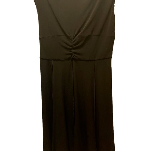 Perception New York Black Dress with Wrap Size 18 - Picture 8 of 11